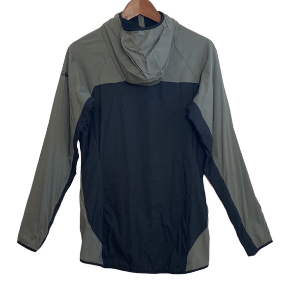 Icebreaker Jacket Womens XS Gray Coriolis Hooded Windbreaker Merino Wool Mesh - Picture 2 of 16